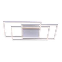 LED-Deckenleuchte Inigo L: 75 cm mit Memory-Funktion - Silberfarben, Design, Kunststoff/Metall (75/75/7cm) - Paul Neuhaus