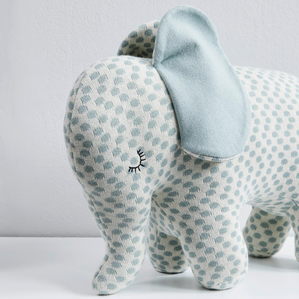 Hračka pre dieťatko ELLY modrá/biela - modrá/biela, Modern, textil (39/30cm) - Bessagi Kids