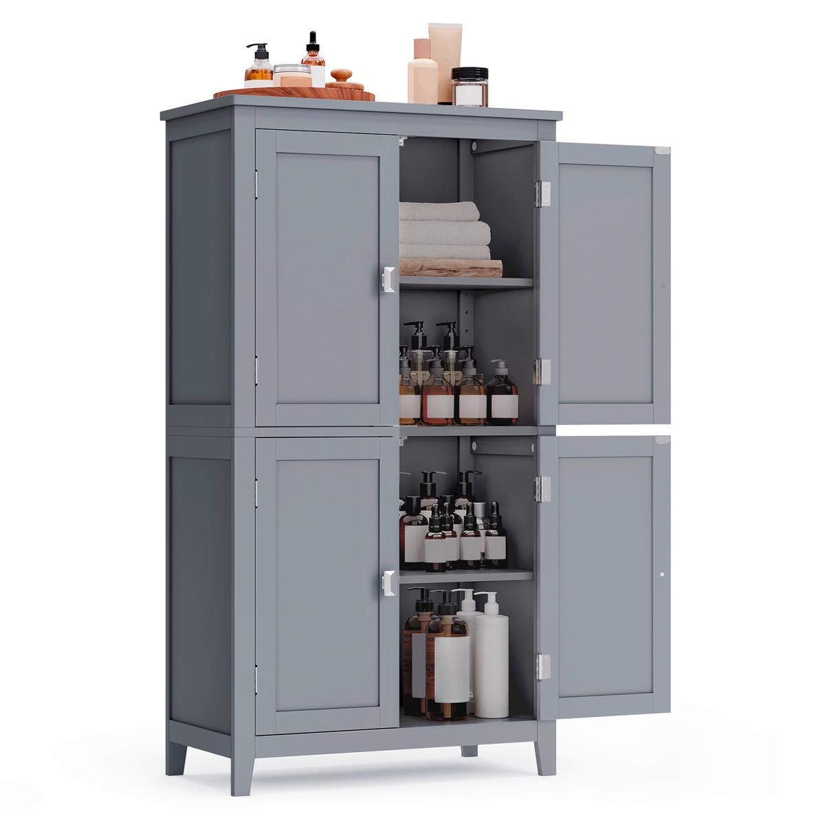 Midischrank Floor Cabinet - Grau, MODERN, Holzwerkstoff (60/110/30cm) - MID.YOU