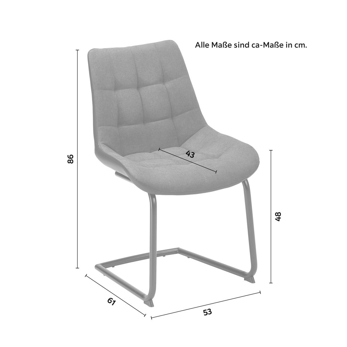 Stolička "Marilea", čierna, pružné podnožie - čierna/tmavosivá, Modern, kov/drevo (53/86/61cm) - Bessagi Home
