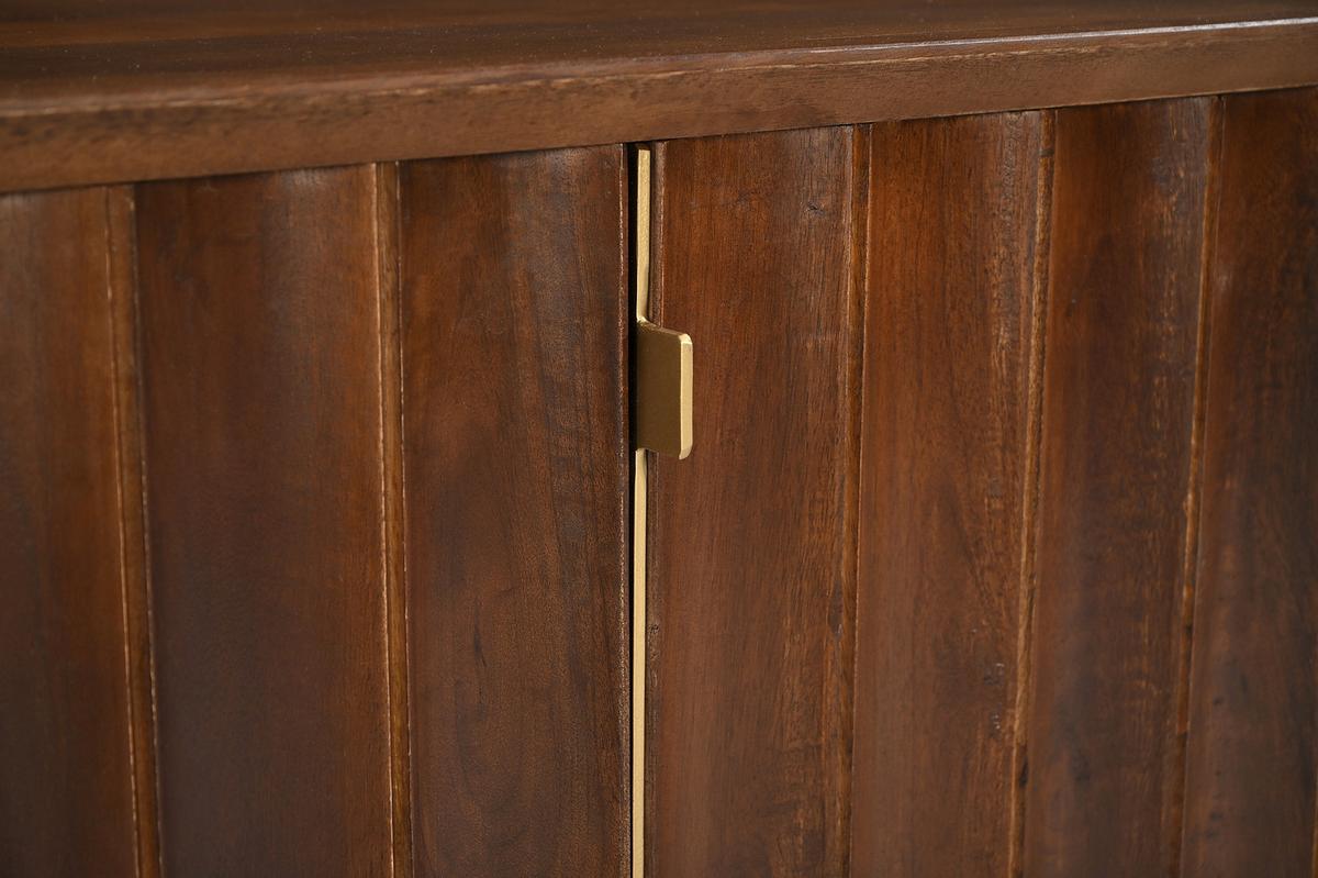 Lowboard Mangoholz braun B: 180cm - Braun, Design, Holz (180/60/45cm) - MID.YOU