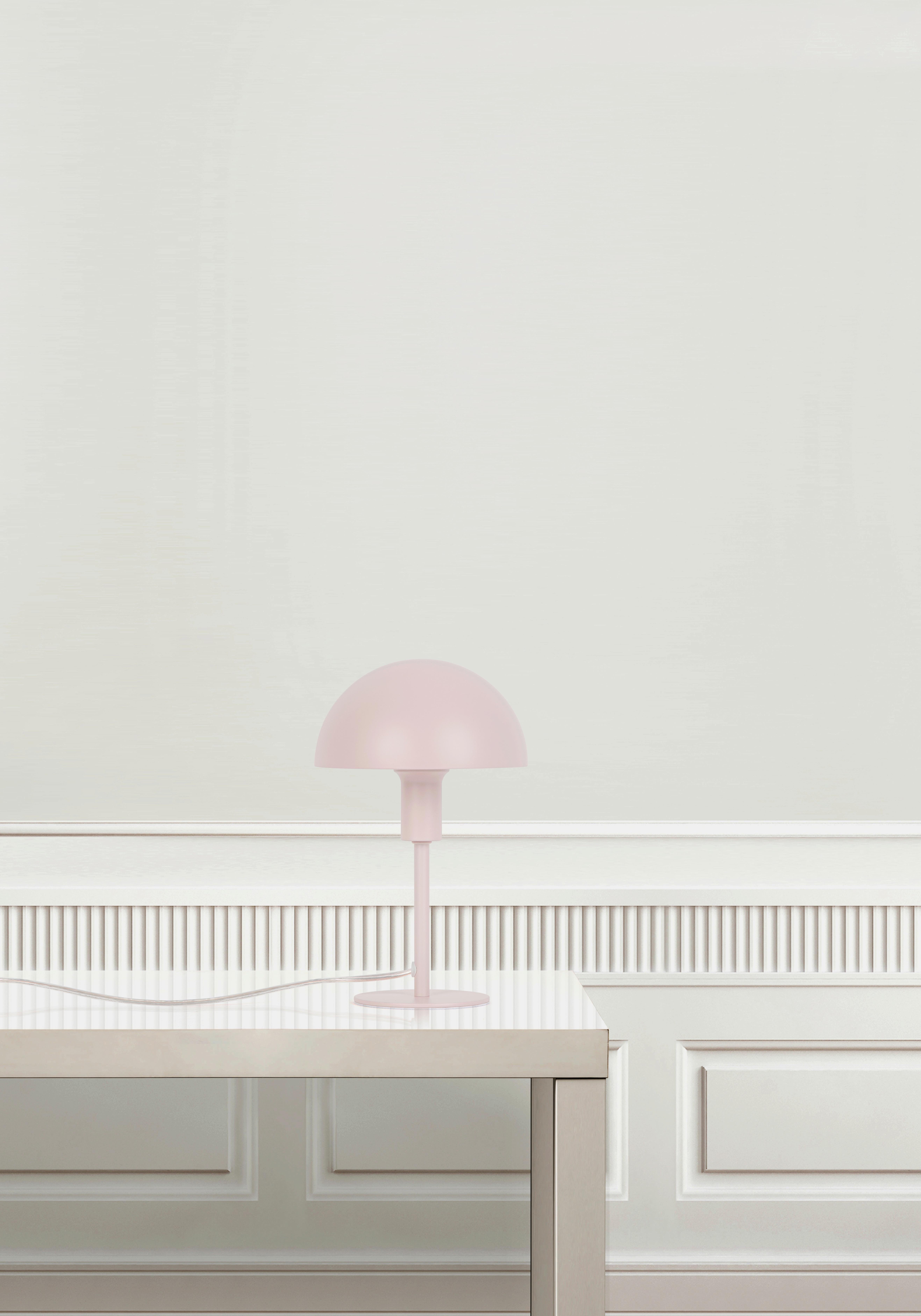 Tischleuchte Ellena Mini Rosa D: 16 Cm - Rosa, Design, Metall (16/25cm) - Nordlux