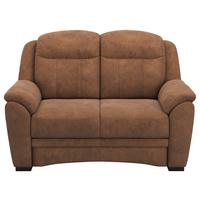 DVOUMÍSTNÁ POHOVKA BRUNO 2 V1 - černá/hnědá, Konvenční, textil/plast (142/99/99cm)