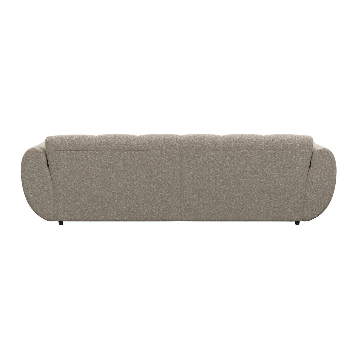 Ecksofa Panda Chenille beige, 178x280cm - Dunkelgrün/Beige, Trend, Textil (178/280cm)