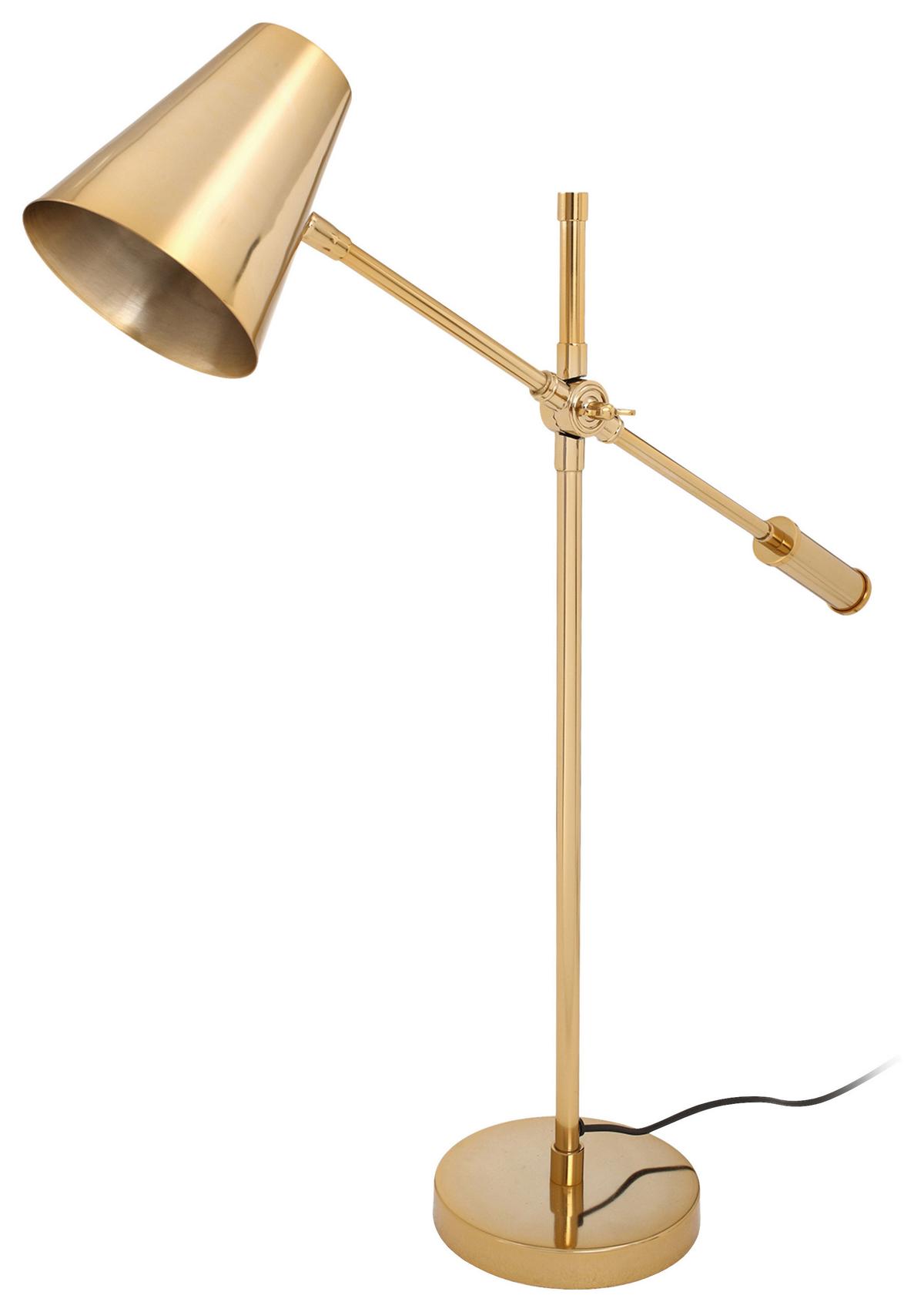 Tischleuchte Allen 500 Goldfarben B: 18 cm - Basics (68/18/74cm) - Kayoom