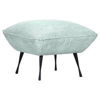 Hocker Lorris - Schwarz/Mintgrün, KONVENTIONELL, Textil (60/49/53cm) - MID.YOU