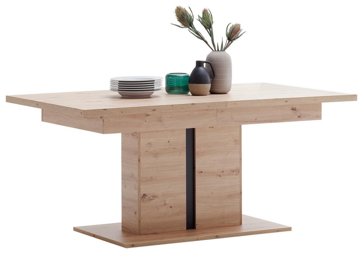 Esstisch ausziehbar Buenos Aires 180-280x100 cm - Eichefarben/Anthrazit, Design, Holzwerkstoff (180-280/100/77cm) - MID.YOU