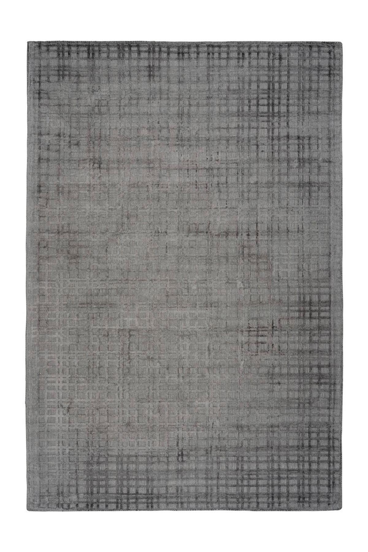 Flachwebteppich, 80x150 cm Karma 125 Anthrazit 80 X 150 - Anthrazit, Basics, Textil (80/150cm) - Novel