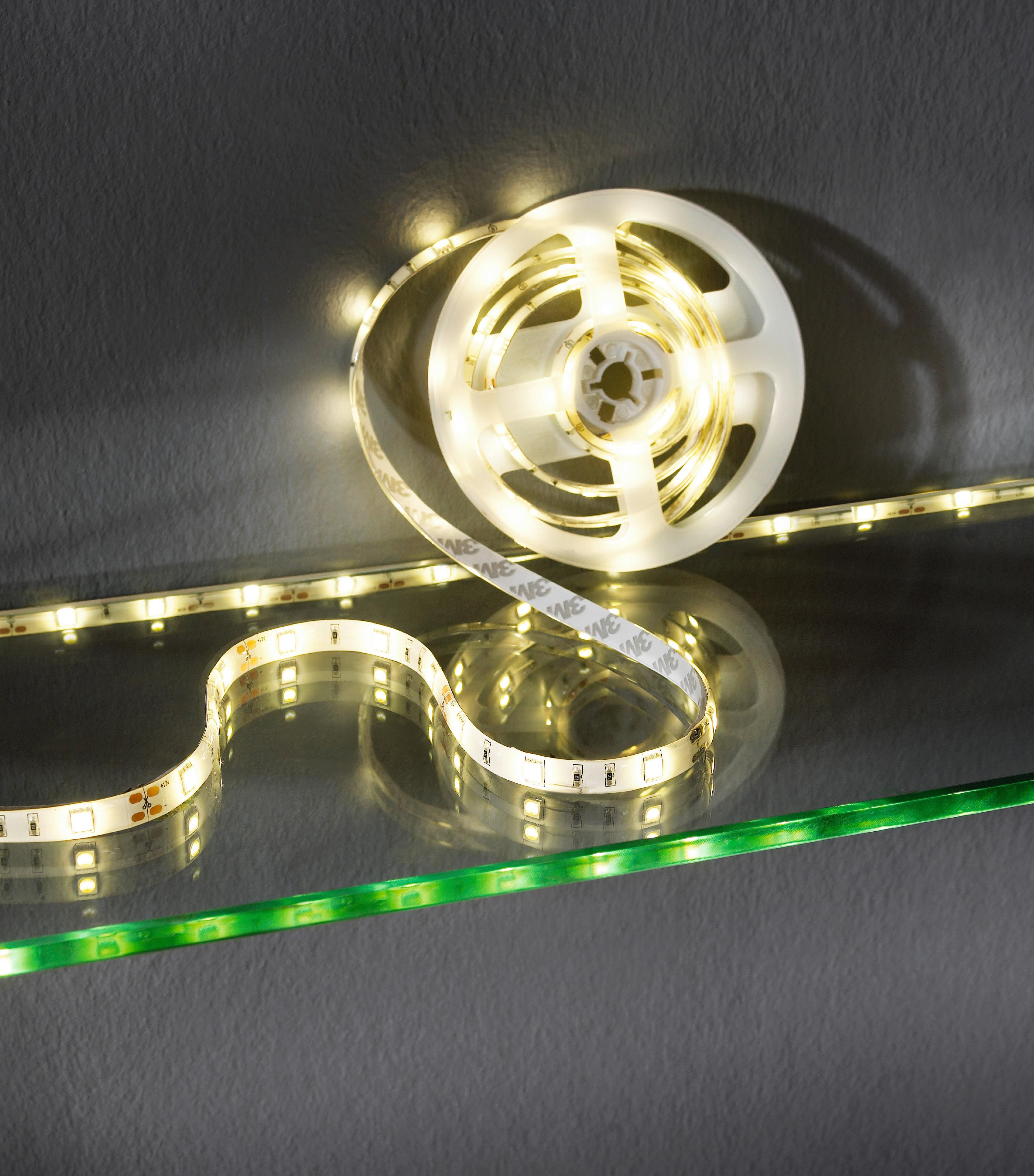 Led-stripe 300 Cm Warmweiß - Basics, Kunststoff (300/1/0.3cm) - Globo