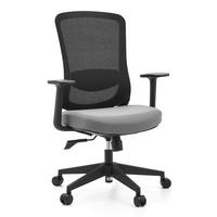 DREHSTUHL Sedito Grau/Schwarz B: 70cm - Schwarz/Grau, MODERN, Kunststoff/Textil (70/112/61cm) - MID.YOU