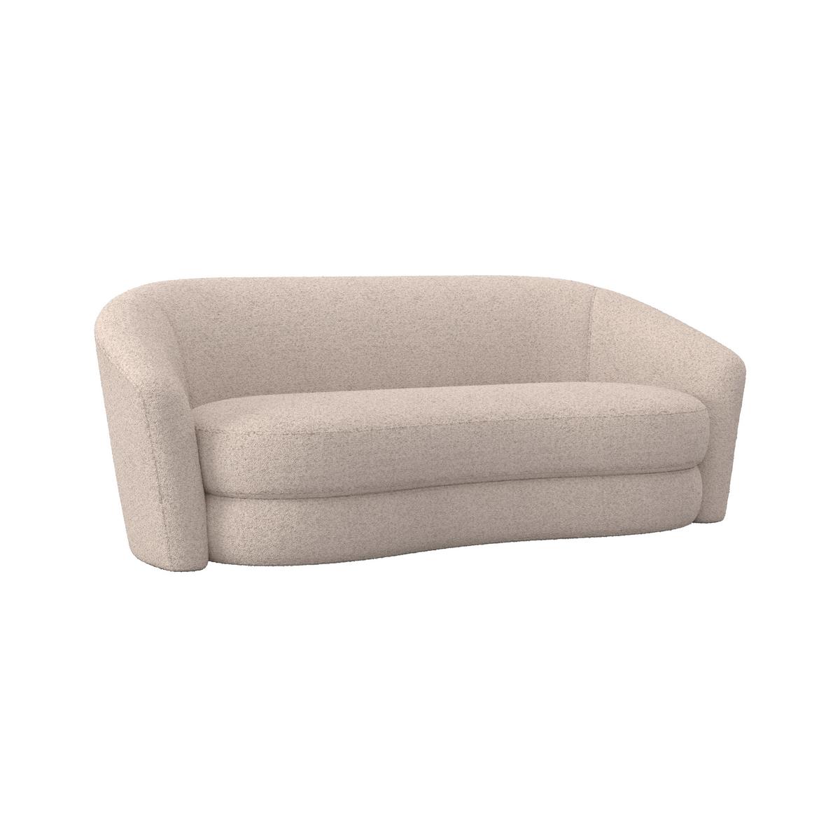Pohovka ISABEL, tmavě šedá - černá/krémová, Moderní, dřevo/textil (197/72/86cm) - Bessagi Home