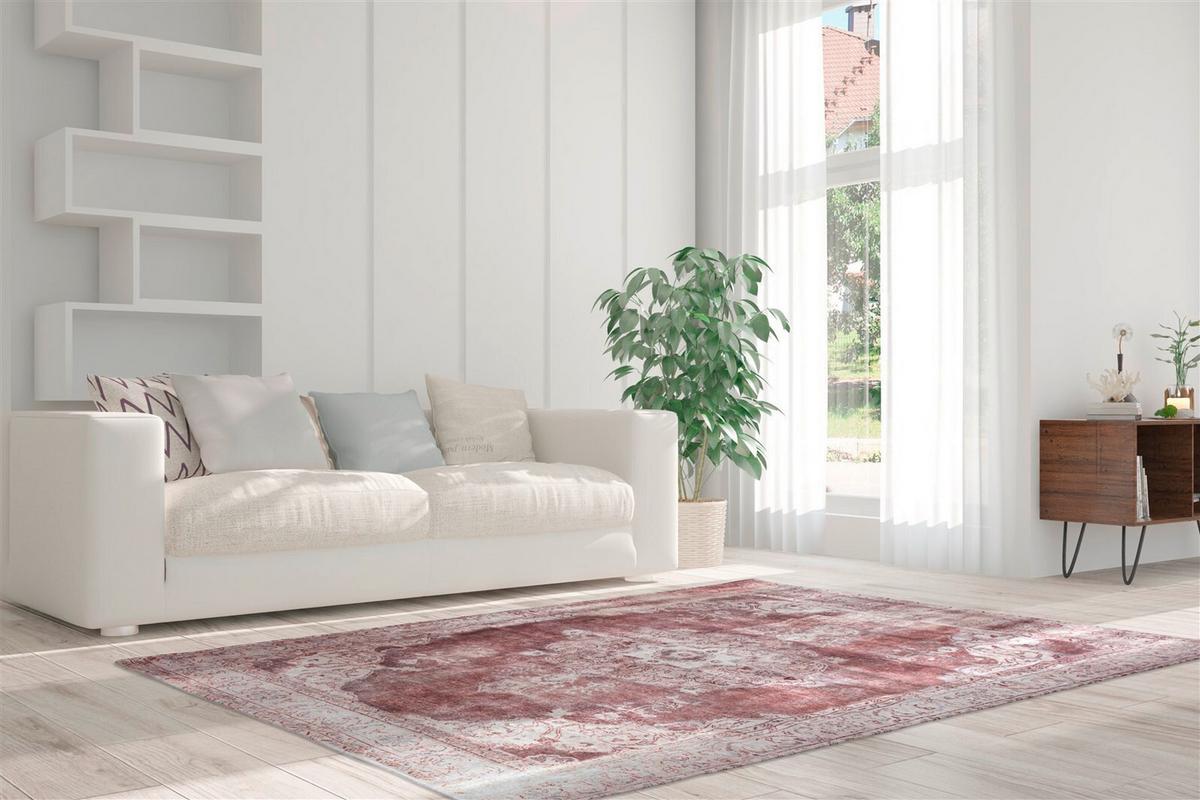 Flachwebteppich Creme Vintage 8400, Bxl: 200x290 Cn - Creme, KONVENTIONELL, Textil (200/290cm)