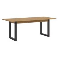 Esstisch Seattle Az Dek. Artisan, B: 150-190 cm - Anthrazit/Eiche Artisan, KONVENTIONELL, Holzwerkstoff (150-190cm) - MID.YOU