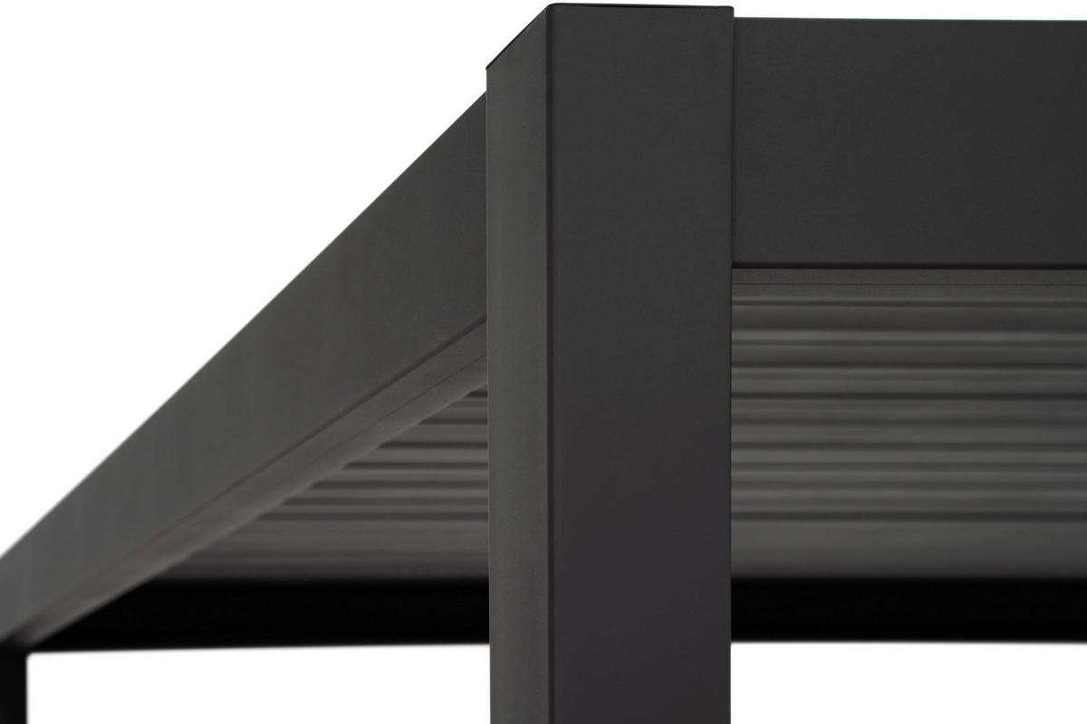 Pergola PERGOLA DELUXE 400X300CM - antracitová, Moderní, kov (400/250/300cm) - Gardenson