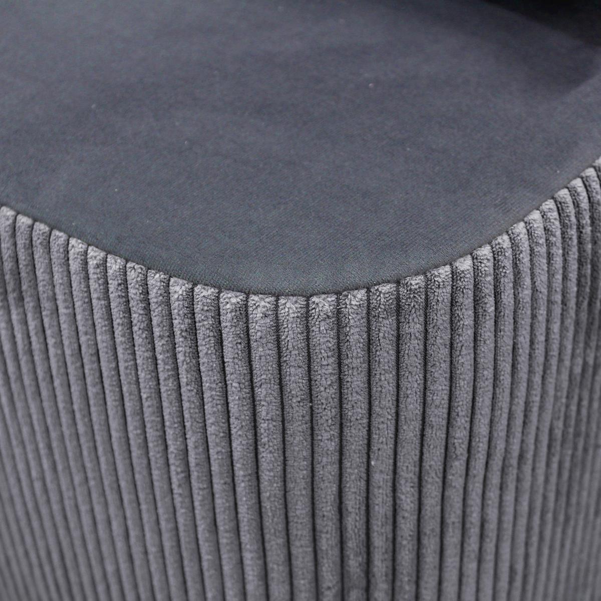 Schlafsofa Stella Grau B: 197 cm - Schwarz/Grau, Design, Textil (197/90/83cm) - MID.YOU