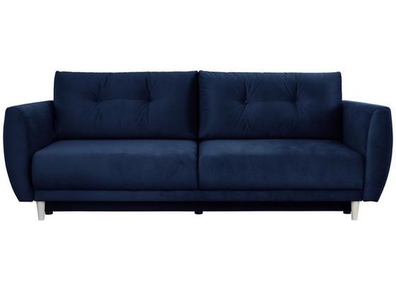 Pohovka S Rozkladom Emma - tmavomodrá, Moderný, textil (233/105/90cm) Pohovka S Rozkladom Emma - tmavomodrá, Moderný, textil (233/105/90cm)