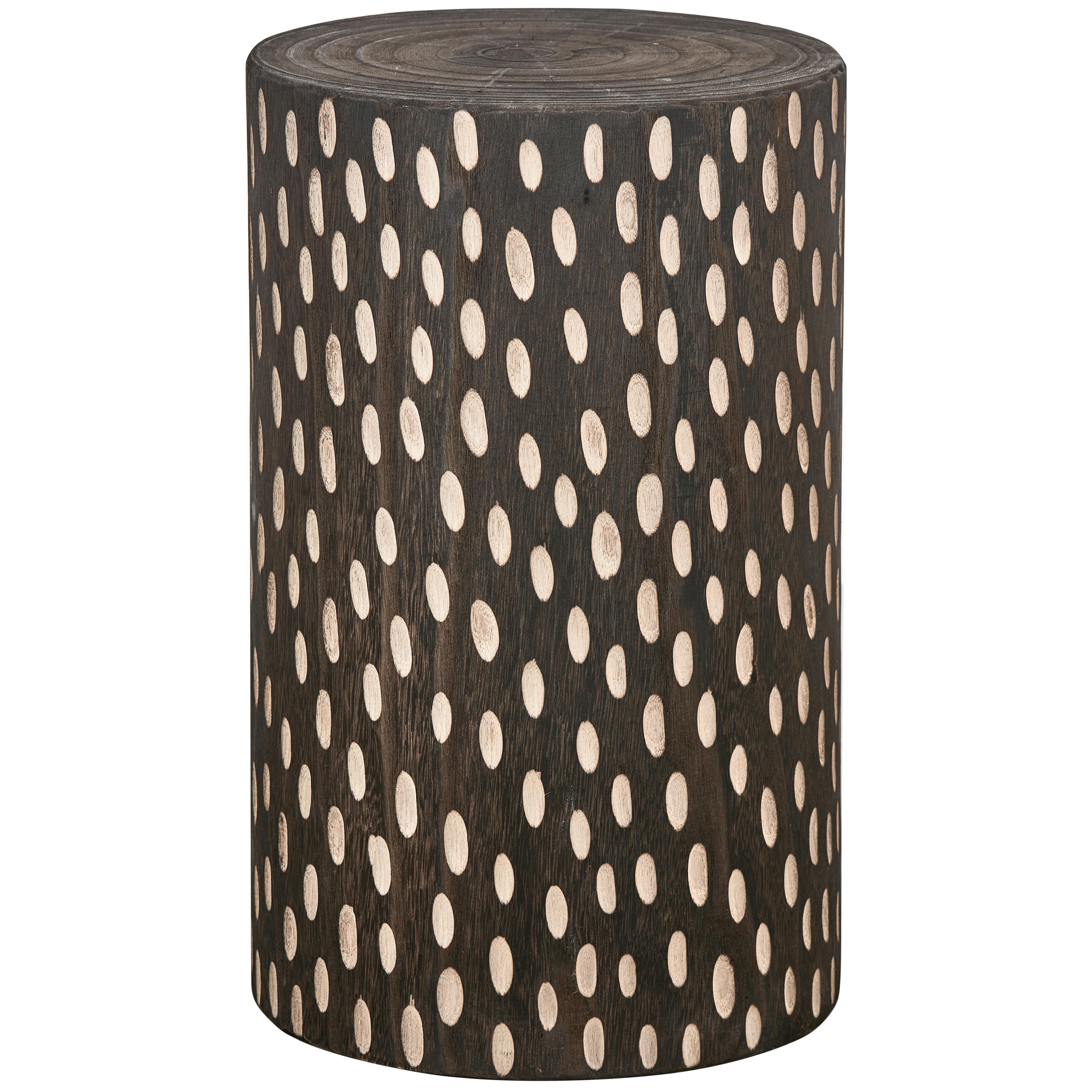 Hocker Perry Dunkelbraun B: 30cm - Dunkelbraun, Design, Holz (30/49/30cm) - Livetastic