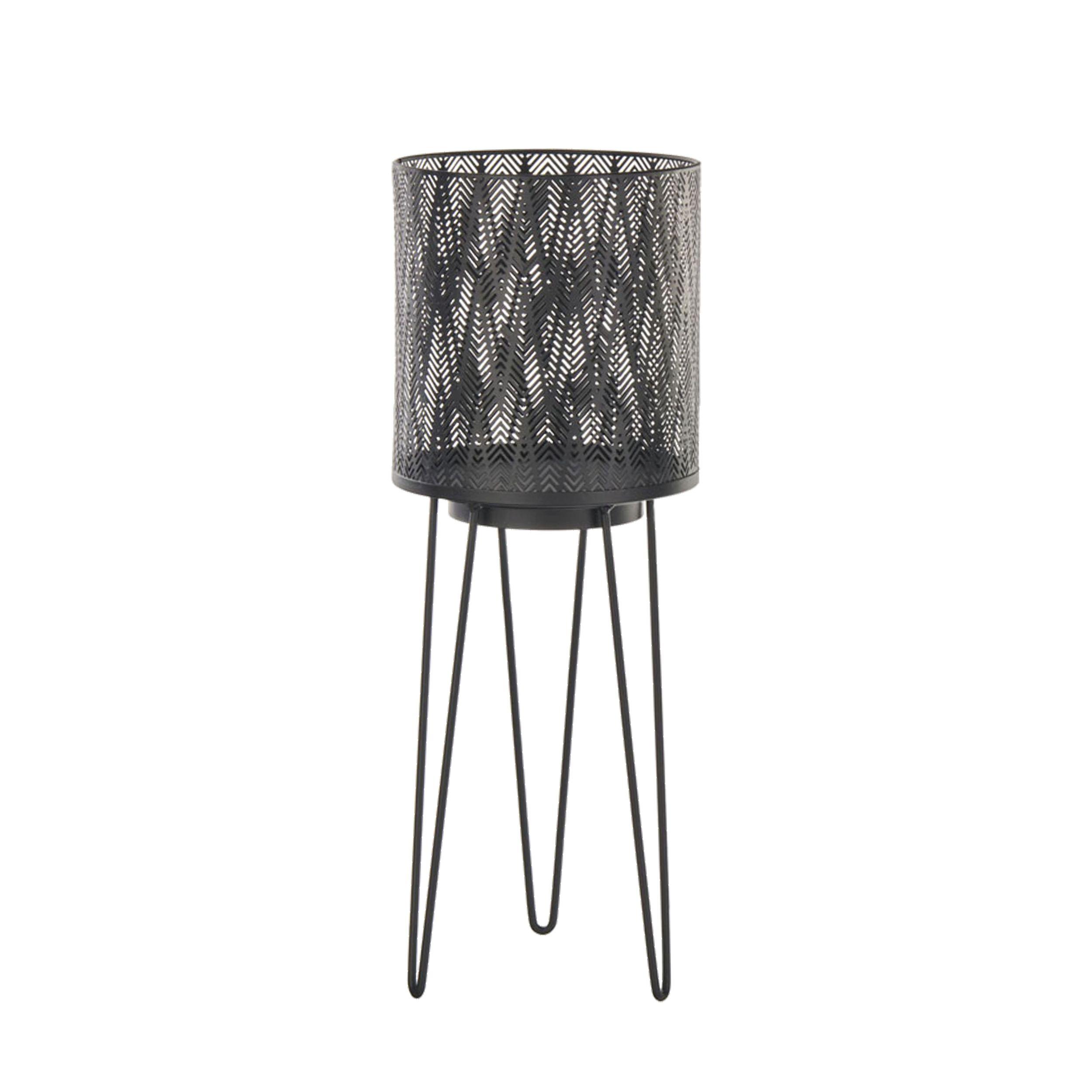 Obal Na Květináč Muse, 20/51,5cm - černá, kov (20/51,5cm) - Modern Living