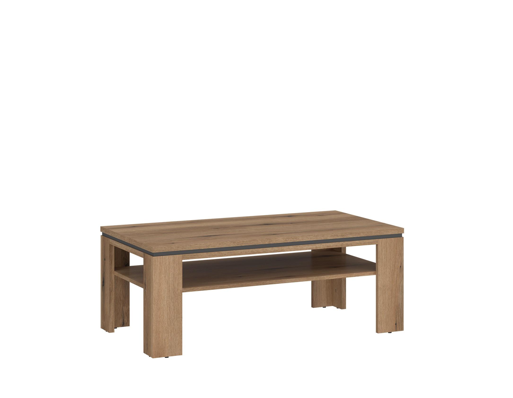 Konferenční stolek SHIRLEY - Moderní, kompozitní dřevo (110/44/40cm)