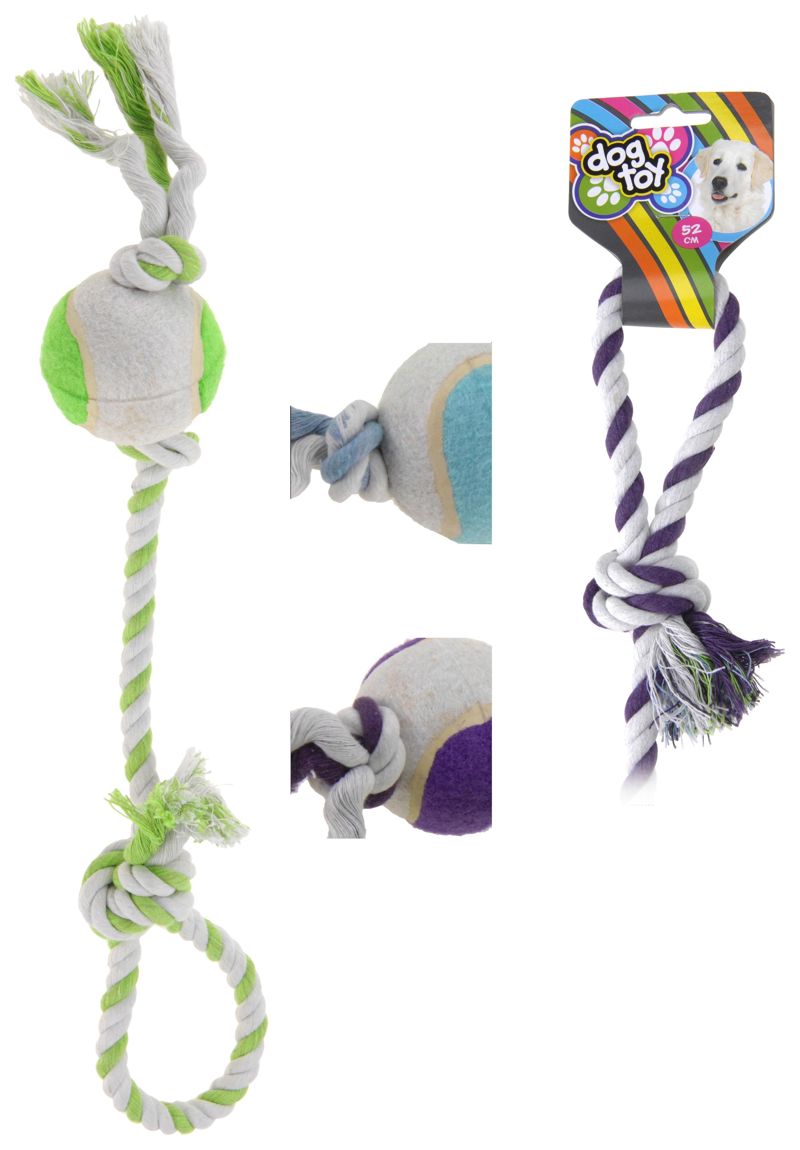 Kutyajáték Spike - Ibolya/Zöld, Basics, Műanyag/Textil (52cm)