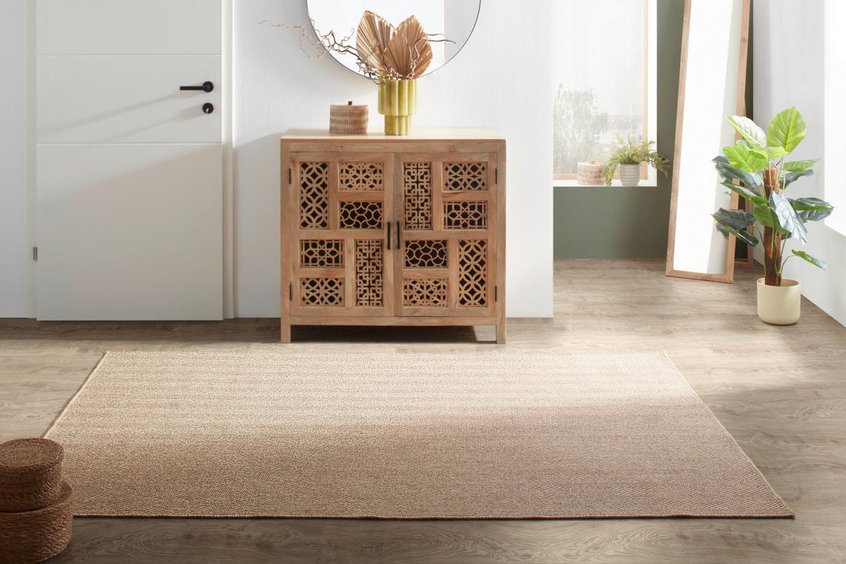 KOBEREC TKANÝ NA PLOCHO FINN - přírodní barvy, Moderní, textil (160/230cm) - Mömax