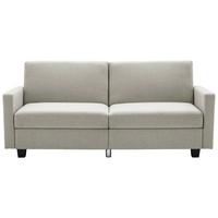 Schlafsofa Kipu Weiß B: 192 cm - Creme/Schwarz, Basics, Textil (192/76/85cm) - P & B