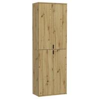 Drehtürenschrank 61 cm Projekt, Eiche - Eiche Artisan, KONVENTIONELL, Holzwerkstoff (61/193/34cm) - MID.YOU