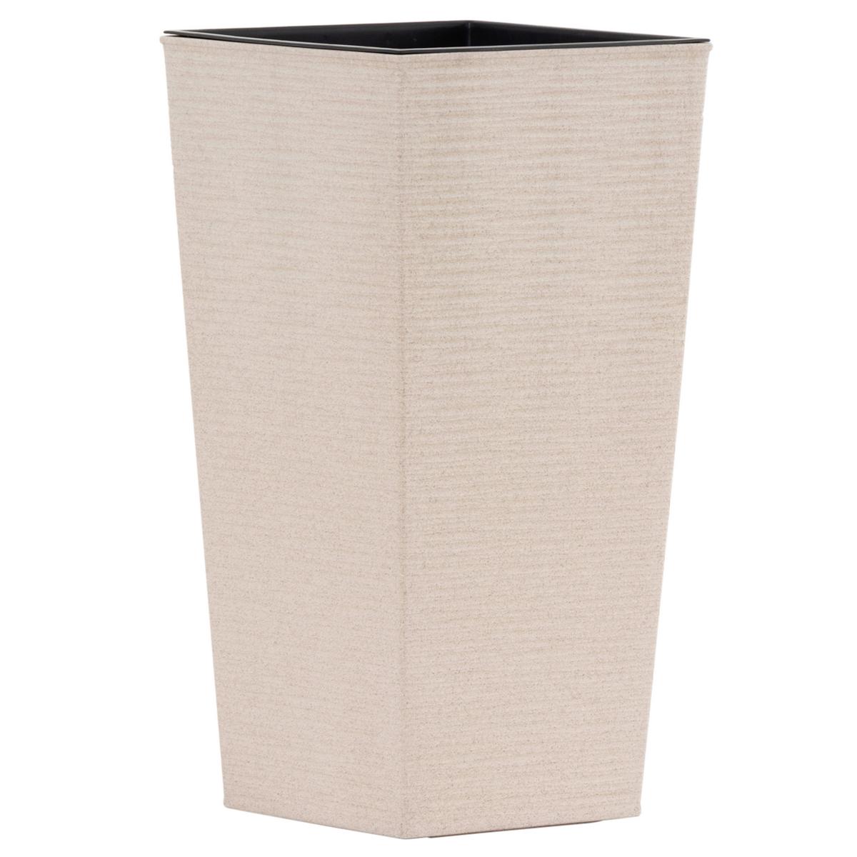 Übertopf-set Creme B: 30 Cm 2-Teilig - Creme, Basics, Kunststoff (30/57/30cm) - Siena Garden
