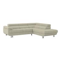 Ecksofa Savona - Sandfarben, MODERN, Textil (270/230cm) - Ondega