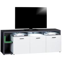 Tv-board Garda New Ganf 03 B: 177,2 Cm Grau/weiß - Schwarz/Weiß, MODERN, Holzwerkstoff (177,2/65/42cm)