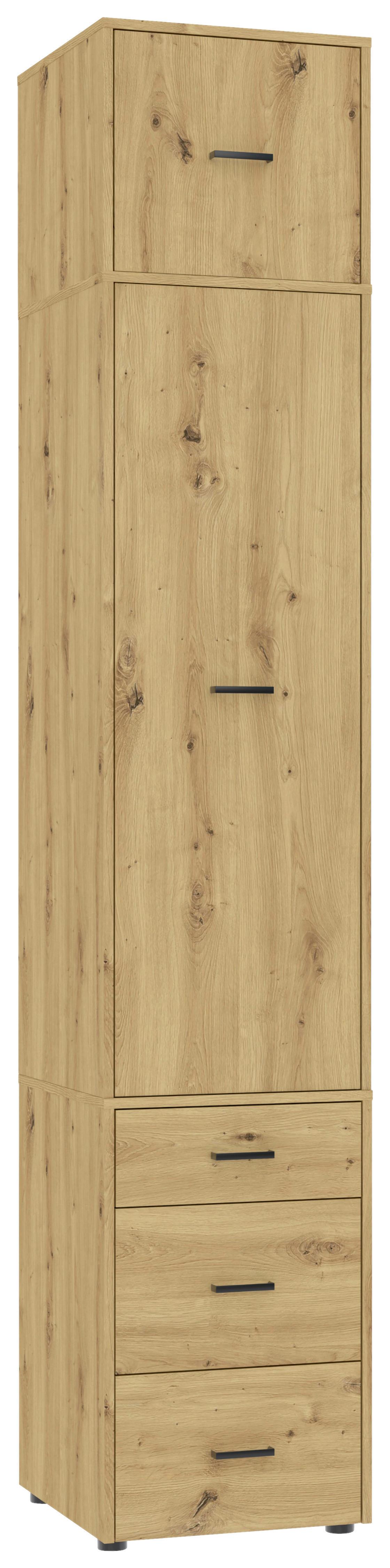 Kleiderschrank Kivo Eiche Artisan Dekor, B: 45 Cm