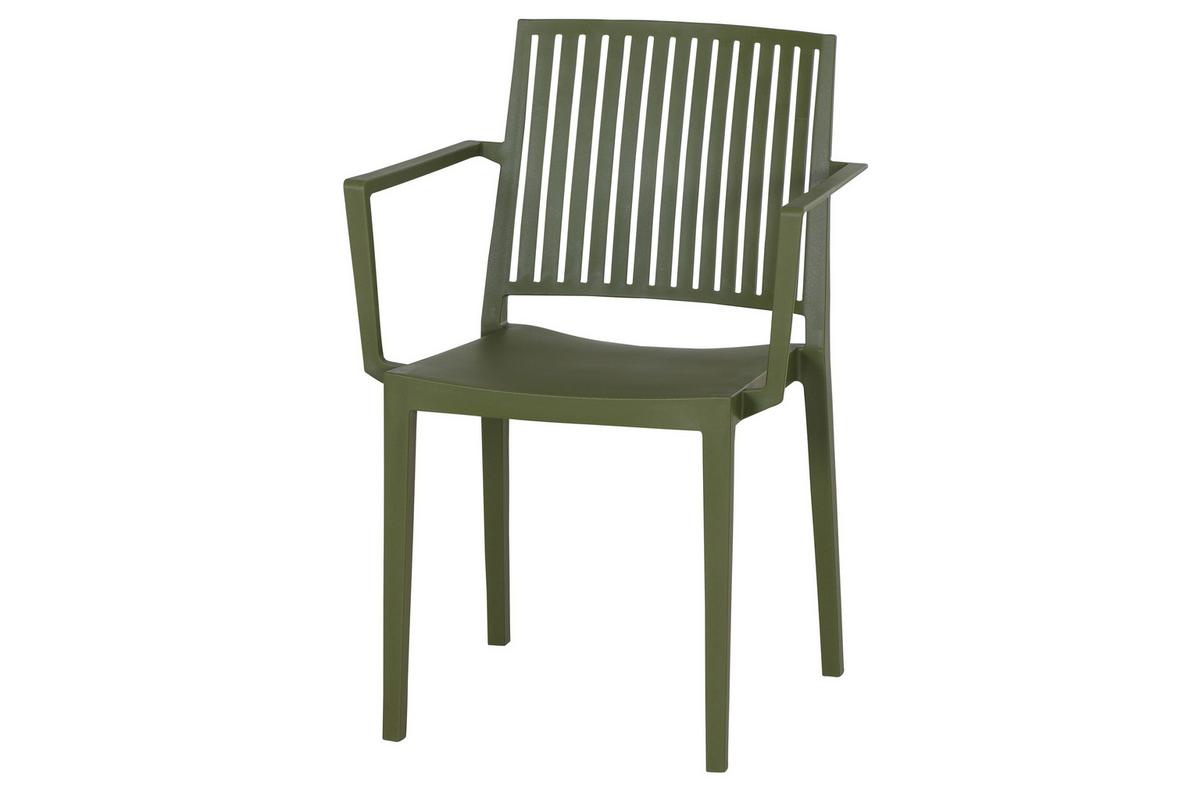 Stapelstuhl T20110 - Grün, Basics, Kunststoff (57/80/56cm) - Siena Garden