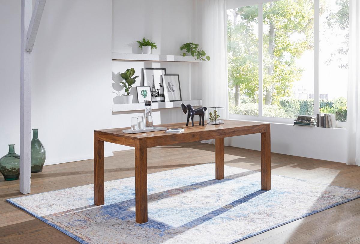 Esstisch Wl1.320 - Sheeshamfarben, Design, Holz (140/80/76cm) - MID.YOU
