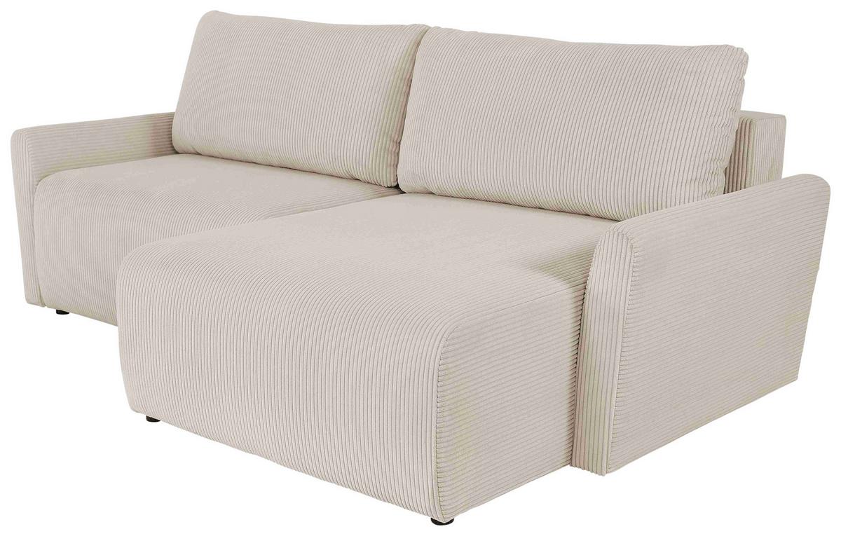 Ecksofa Josh Beige S: 229x146 cm - Beige, Trend, Textil (229/146cm)