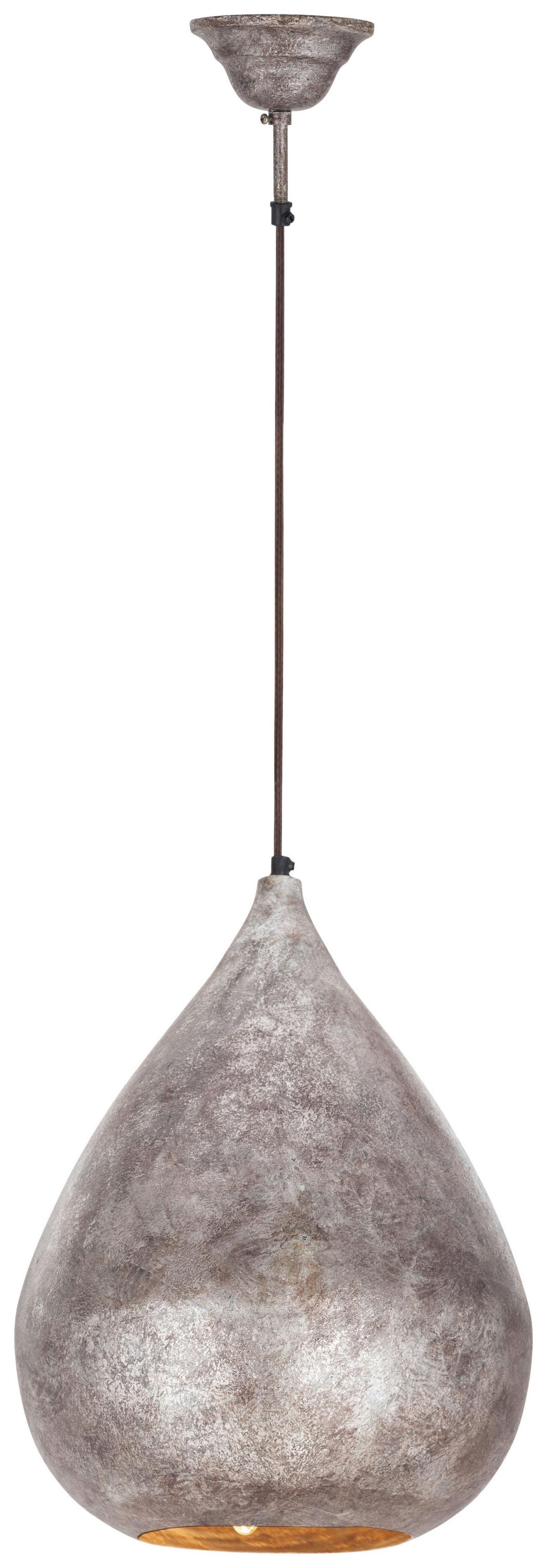 Hängeleuchte Loft Style Bronze - Bronzefarben, Basics, Metall (33/33/44cm) - Kayoom