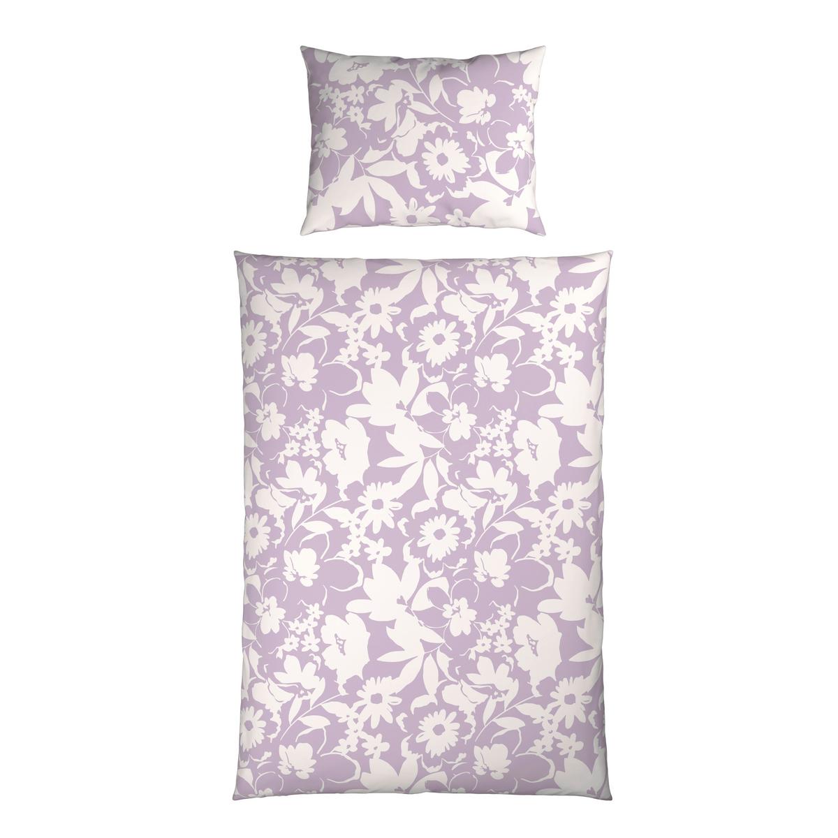 POSTEĽNÁ BIELIZEŇ FLORAL - orgovánová, textil (140/200cm) - Mömax