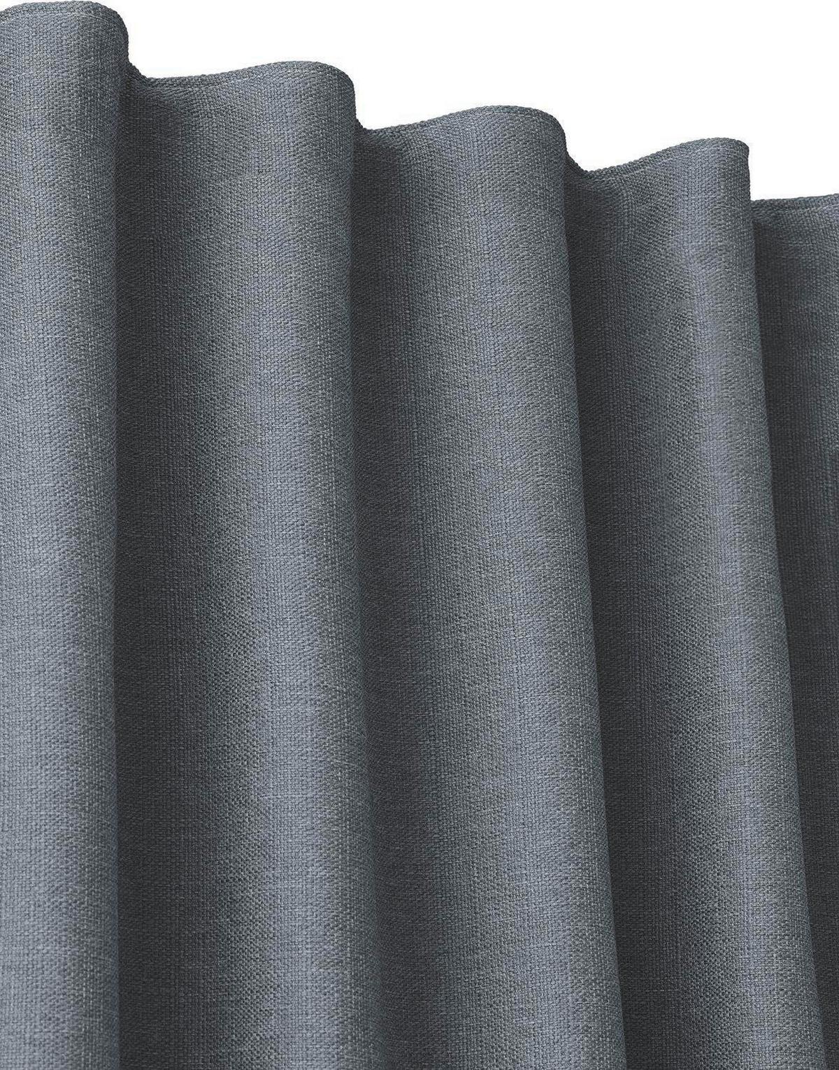 HOTOVÝ ZÁVES DIANA - sivá, Basics, textil (140/280cm) - Svanefors