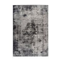 Flachwebeteppich Vintage 8403 Grau, 160x230 Cm - Grau, KONVENTIONELL, Textil (160/230cm)