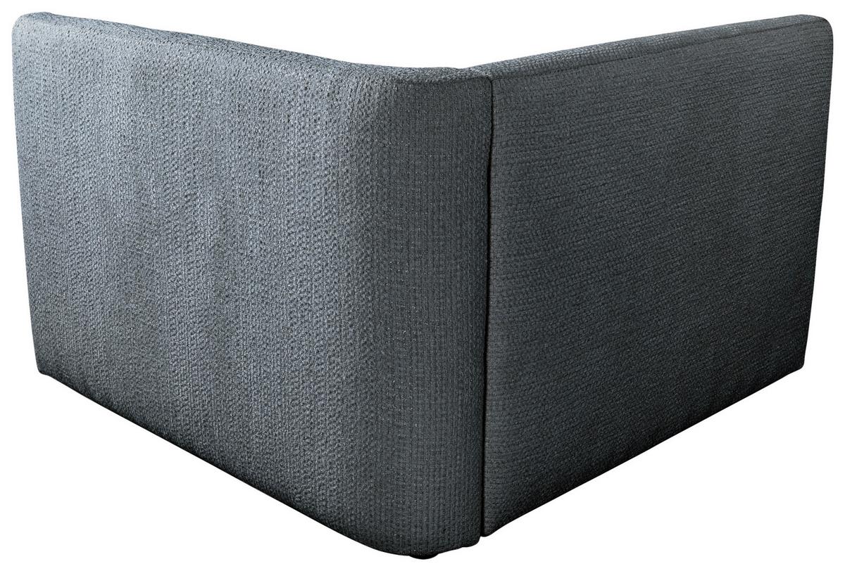 Sofa Zuri Dunkelgrau/Gelb, B: 110cm - Dunkelgrau/Senfgelb, Trend, Textil (110/75/115cm) - Livetastic