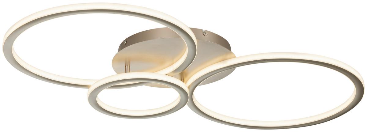 Led-deckenleuchte, 70w Cassian - Champagner, Basics, Kunststoff/Metall (95/50/7,5cm) - Luca Bessoni