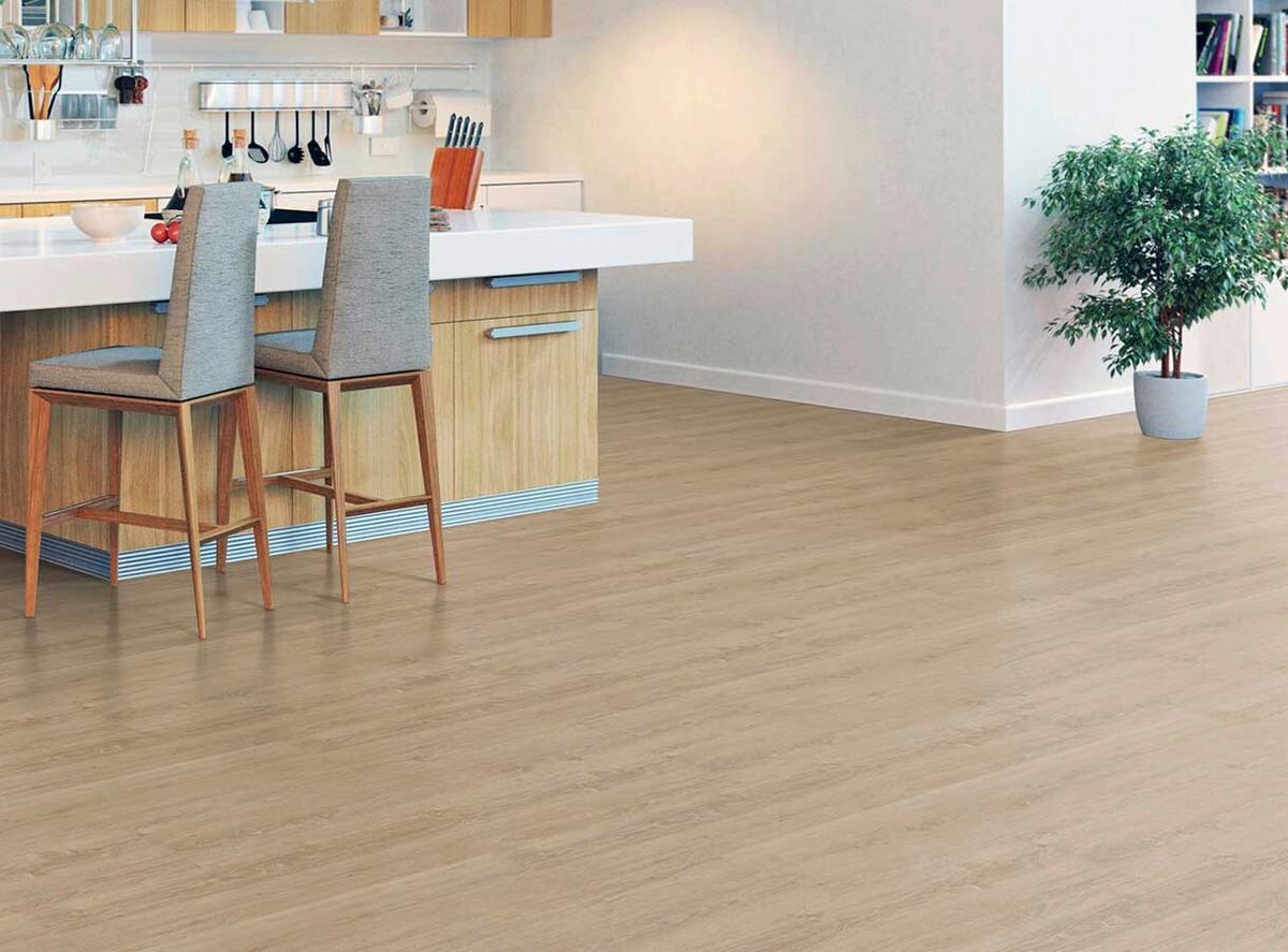 Designboden Eiche 7,5 mm - Eichefarben, Basics, Kunststoff (151/22/0.75cm)