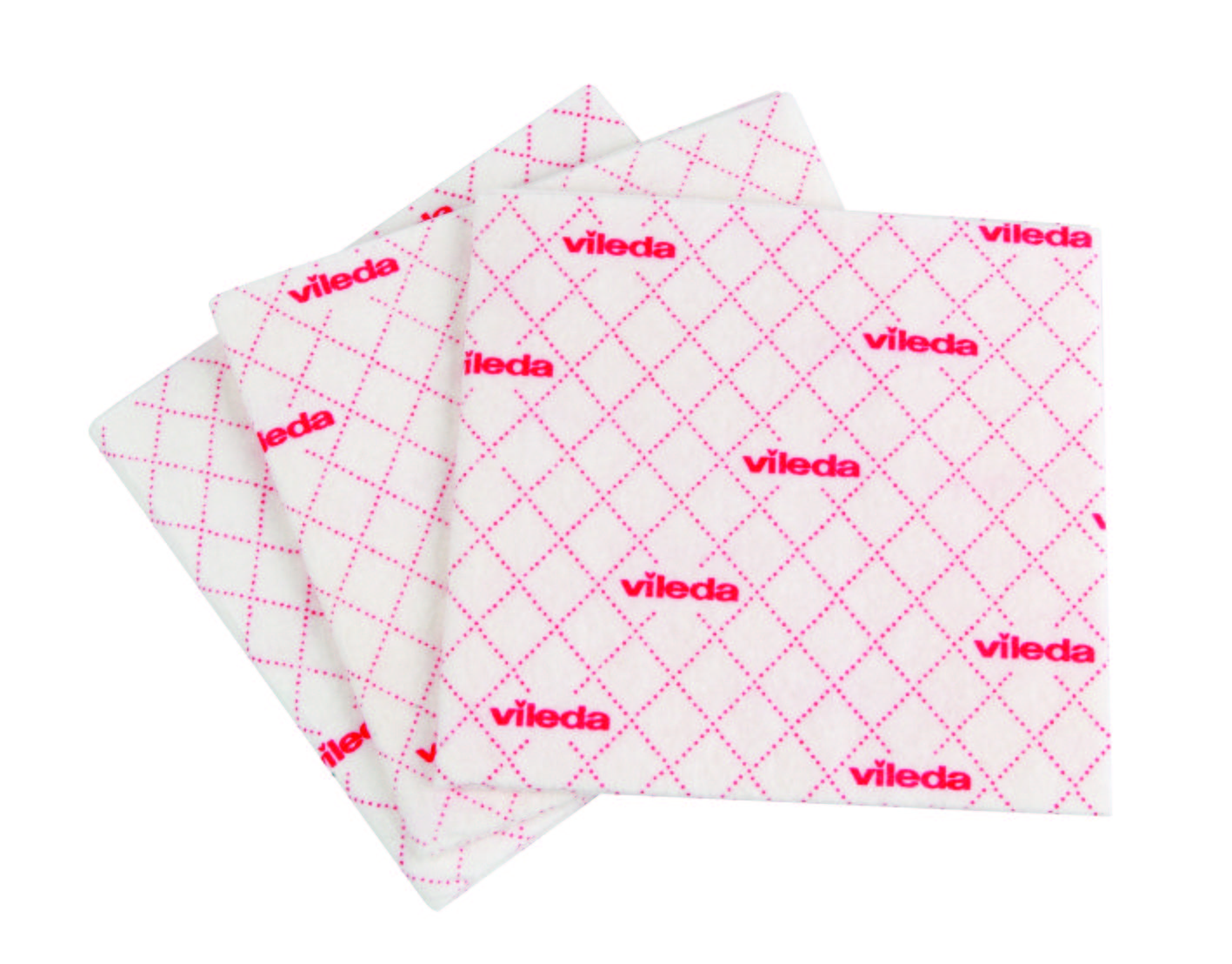 Törlőkendő Vileda - bézs, Konventionell, karton/textil - Vileda