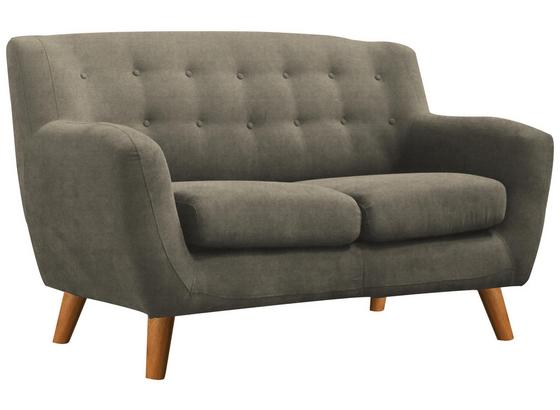 Zweisitzer-Sofa Monaco B: 134 cm Greige - Greige/Eichefarben, MODERN, Holz/Textil (134/82/85cm) - Luca Bessoni Zweisitzer-Sofa Monaco B: 134 cm Greige - Greige/Eichefarben, MODERN, Holz/Textil (134/82/85cm) - Luca Bessoni