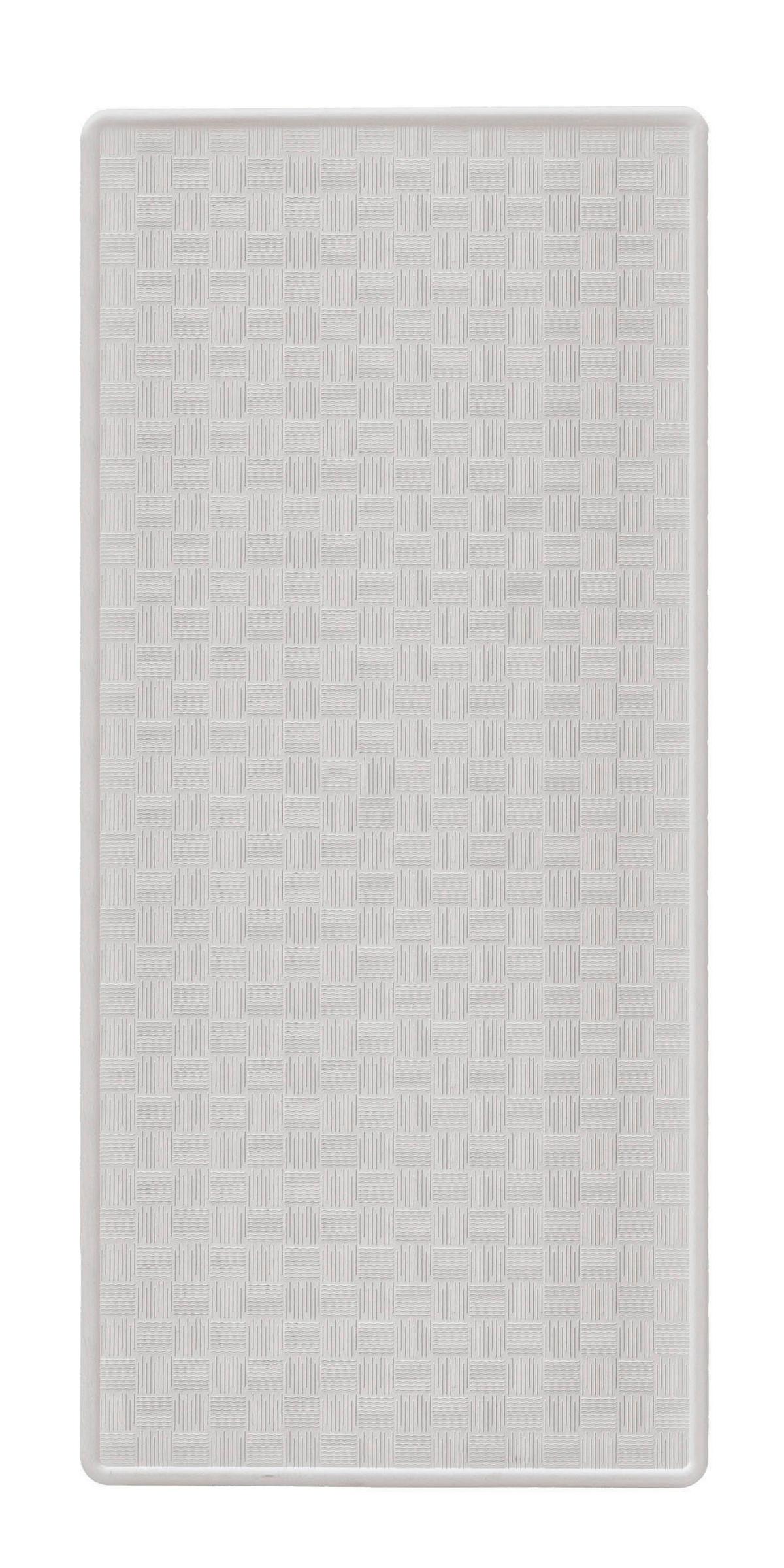 Duscheinlage Ruby 35x75 cm Silberfarben - Silberfarben, Basics, Naturmaterialien (35/75cm) - Kleine Wolke