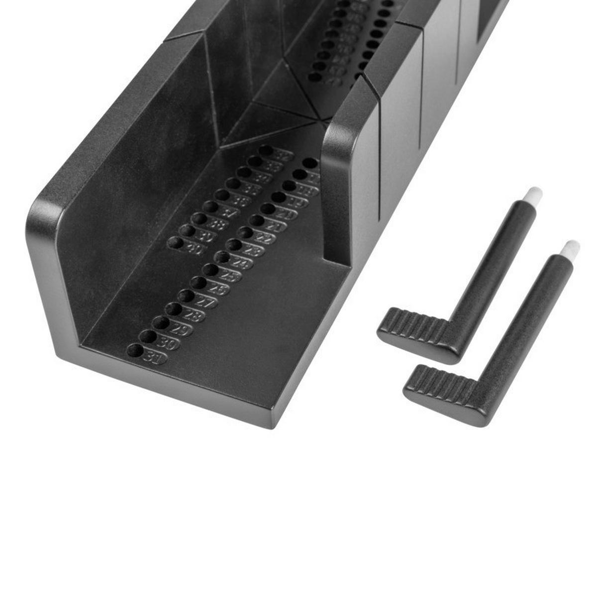 Fliegengitter Is Zuschnitt Set Gehrungslade - Schwarz, Basics (7/23/6cm) - Windhager