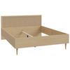 POSTEĽ CALASETTA - farba duba, Natur, kompozitné drevo (160/200cm)