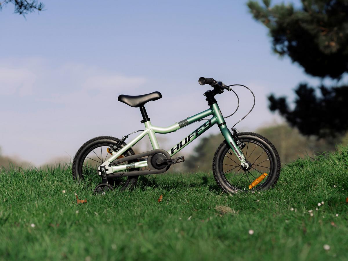 Kinderfahrrad Literide Grün, 14 Zoll - Grün, Basics, Metall (35/56/105cm)