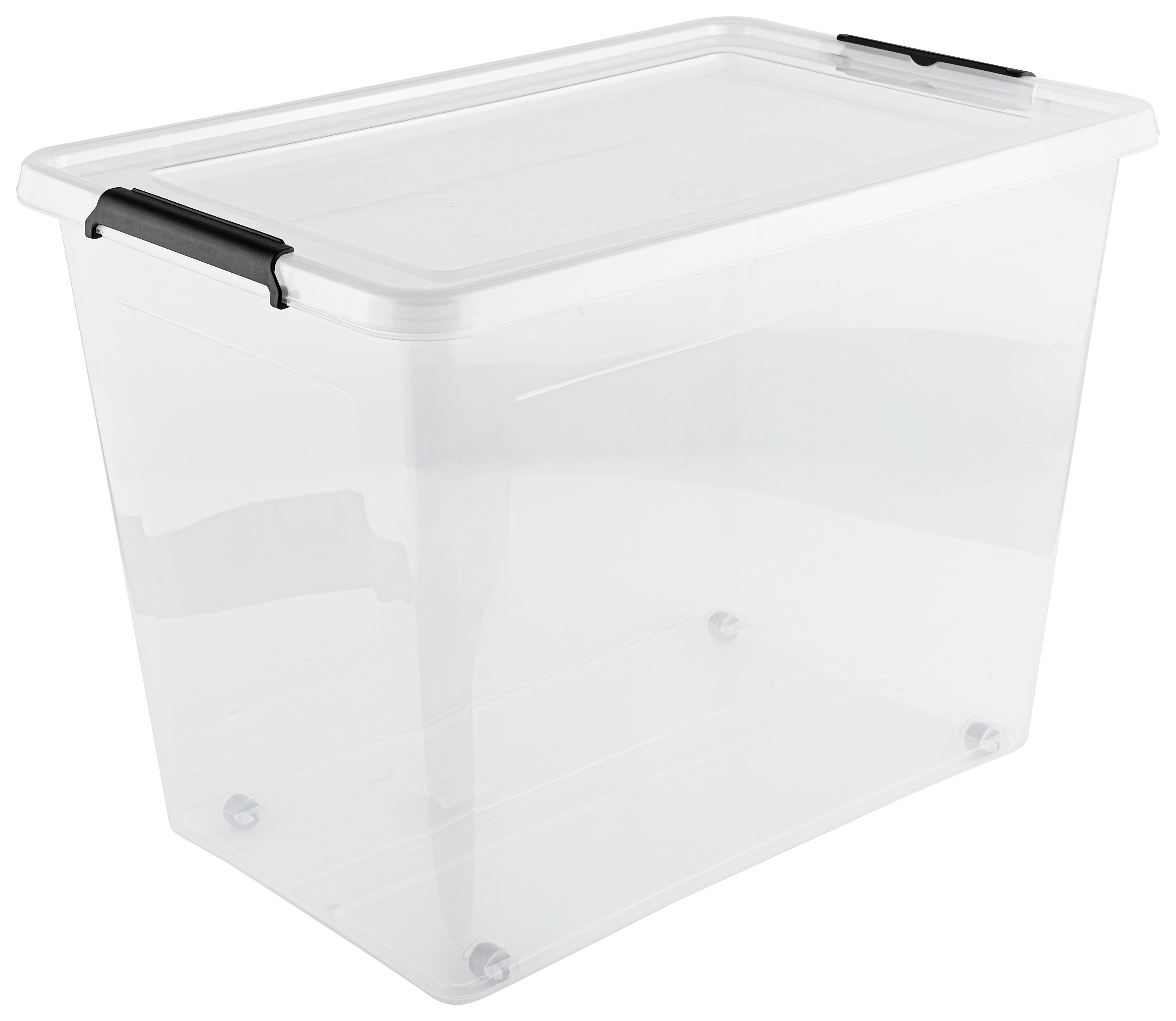 Box S Krytom Action - Ca. 80l - priehľadné, plast (58/39/42cm)
