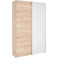 Viacúčelová skriňa Heimo, biela/dub - biela/farba duba, Konventionell, plast (125/195/38cm)