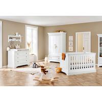 Babyzimmer 103467bw Emilia - Weiß, Trend, Holzwerkstoff - Pinolino